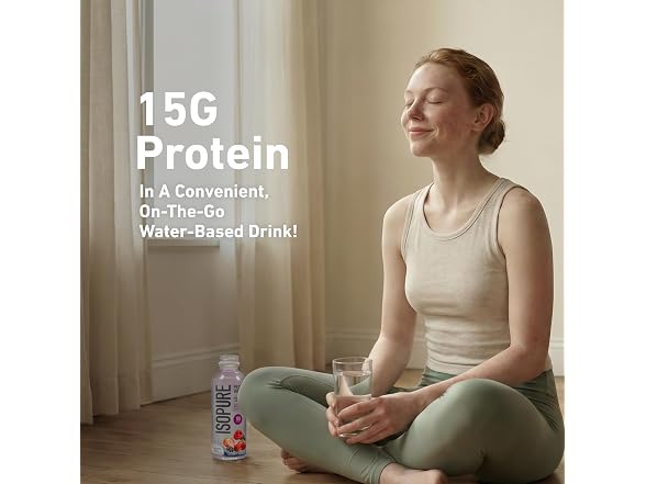 12PK Isopure Clear Protein Water Electrolytes, Berry