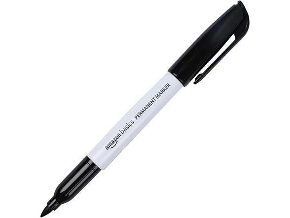 Amazon Basics Fine Point Tip Permanent Markers