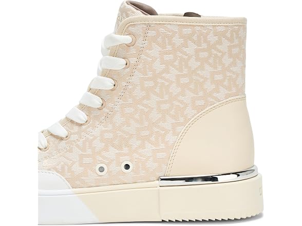 DKNY Women's Bitsy Logo High Top Sneaker