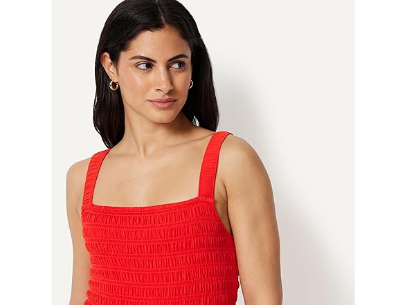 Amazon Essentials Women Square Neck Wide Leg Jumpsuit - Gallery 7