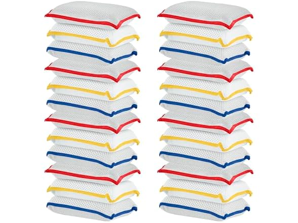 Microfiber Non Scratch Dish Sponge 24 Pack