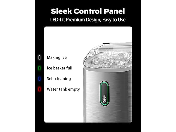 Marsail Countertop Nugget Ice Maker 