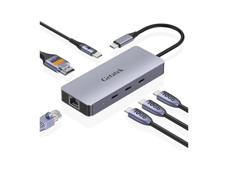 Getatek 6-in-1 USB-C Hub