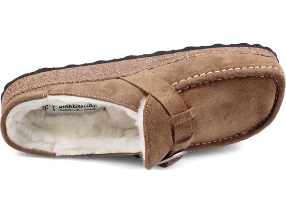 Birkenstock Women's Buckley Shearling, Tea/Natural