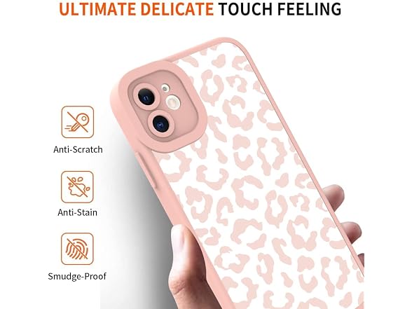 ZIYE for iPhone 11 Case Pink Leopard