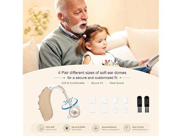 OTC Hearing Aids - Brown