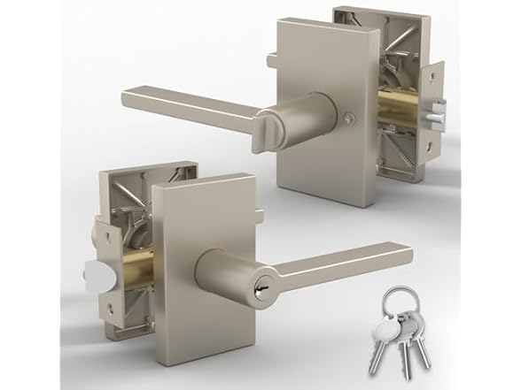 Satin Nickel Entry Combo