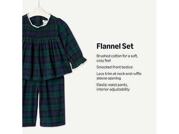 Baby LS Flannel Set | Your Color Choice