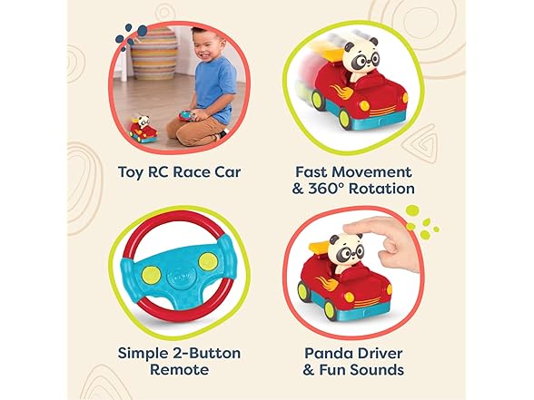 B. toys Remote Control Car for Toddlers
