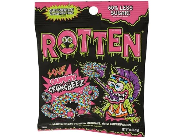 $2.91, Was $3.19, 8% Off! Rotten Sour Gummy Cruncheez dealfomo