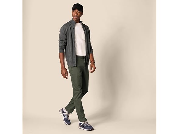 Amazon Essentials Men Slim-fit Flat-front Pant