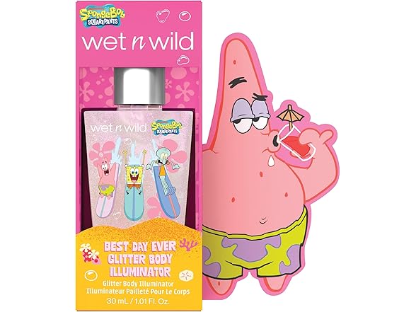 wet n wild Spongebob Best Day Ever Glitter Body Illuminator