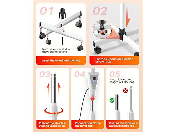 LHCYLDQ Infrared Light Therapy Lamp