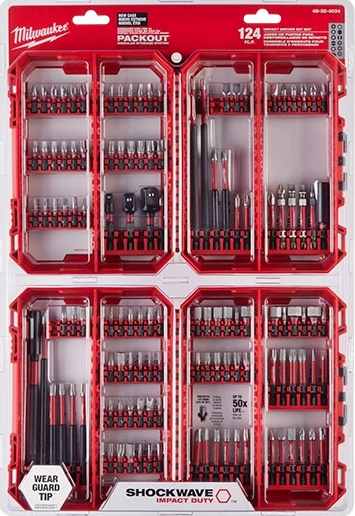 Milwaukee 48-32-4034 Shockwave Driver BIT Set 124PC - Gallery 2
