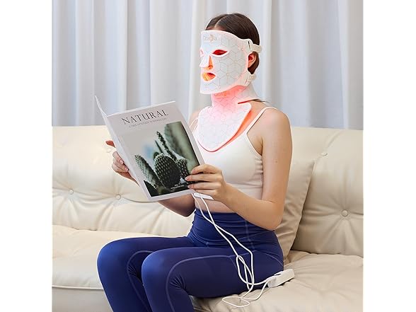 LED Red Light Therapy Face Mask & Neck