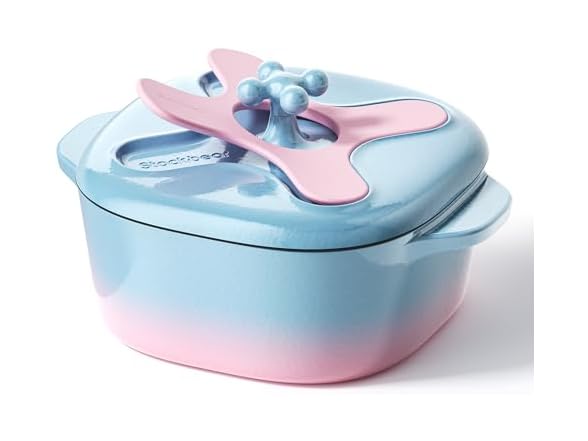 stackbear Cast Iron Dutch Oven Blue
