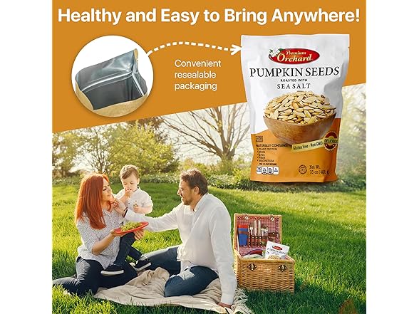 1PK ROASTED PUMPKIN SEEDS to Eat in Shell