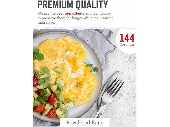 ReadyWise Freeze Dried Powdered Egg Bucket