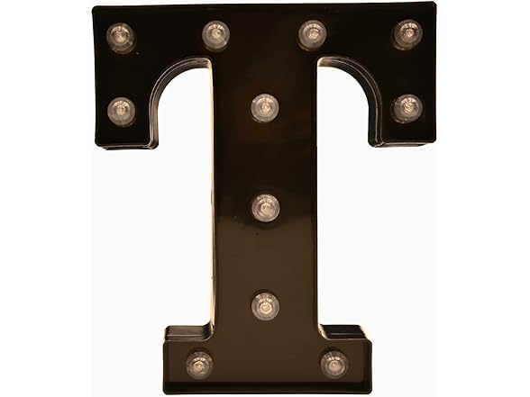 Proyatech Black Alphabet Marquee Letters