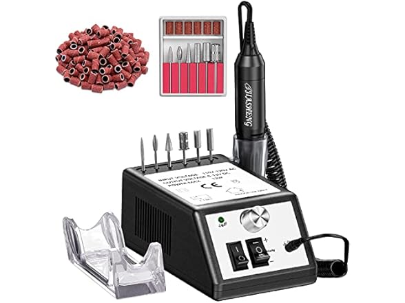 JIASHENG Professional Nail Drill, 20000rpm Electric Nail Drill 