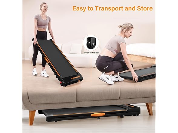 ACTFLAME Walking Pad with Incline, Portable Treadmill for Ho (Open Box)