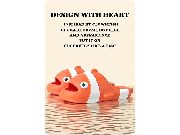 moobee Clownfish Slides for Women & Men