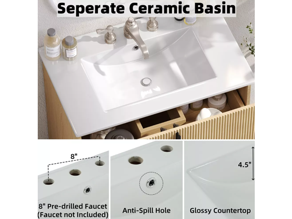 Christopher Knight Home Sephera Modern 30" Vanity