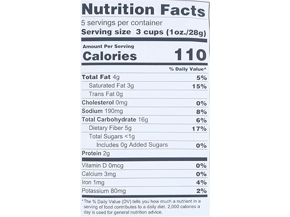 Lesser Evil Popcorn Buddha Himalayan Pink Salt 24oz