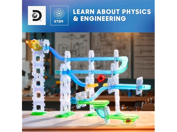Discovery Marble Run Race Track – 58-Piece