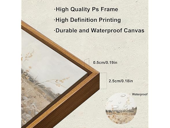 Vintage Retro Wall Art Framed