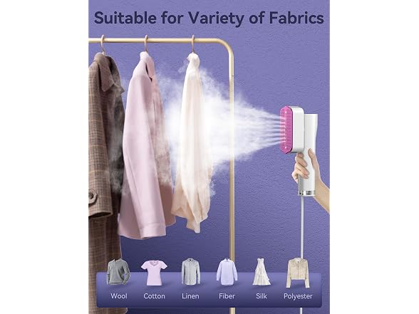 Steamer for Clothes Portable 2-in-1