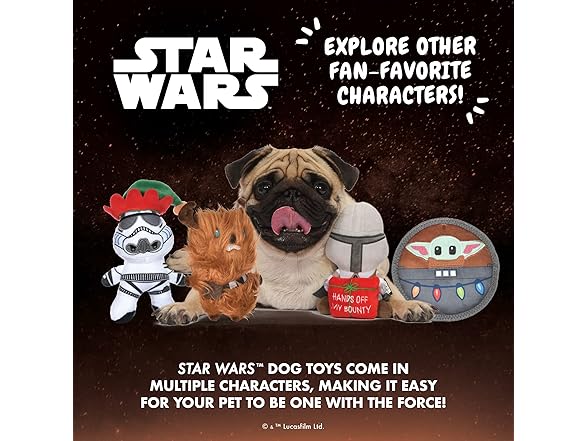 STAR WARS Dog Toy Storm Trooper Toy