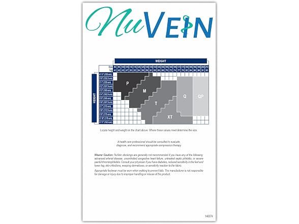 NuVein Compression Pantyhose 8 15mmHg Petite