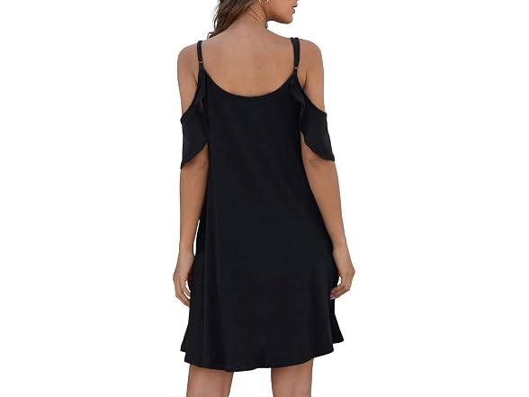 Jouica Women (S) Summer Casual Loose Beach Dress