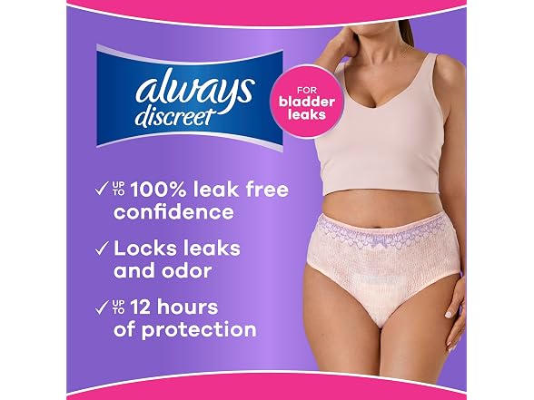 Always Discreet | Adult Diapers for 76ct