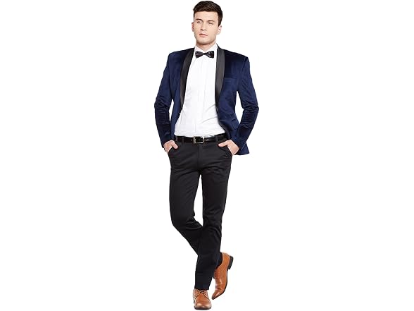 Wintage Men (46) Premium Velvet Notch Lapel Blazer