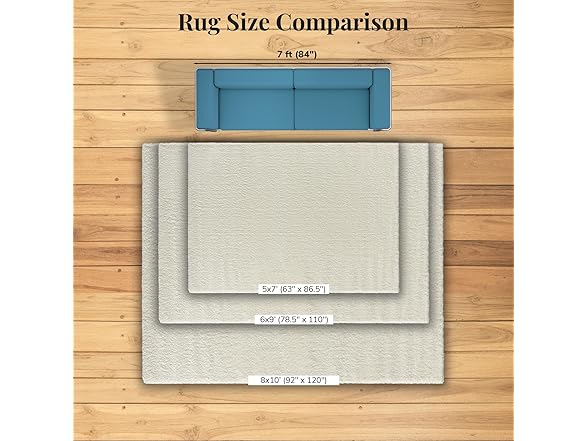 Solid Plush Shag Area Rug