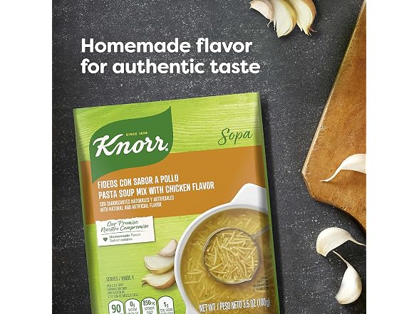 12PK Knorr Sopa Soup Mix Chicken Noodle Soup