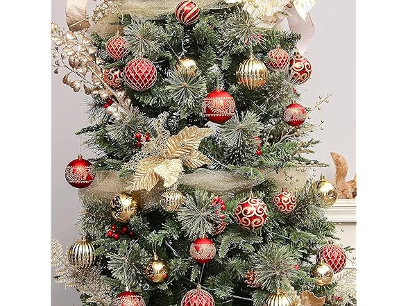 RUVOO 30 Pcs Christmas Ornaments