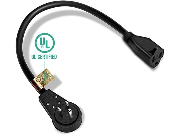 Nekteck 6Pk Flat Plug Extension Cord