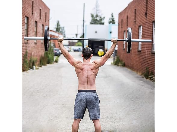 ProsourceFit Olympic Barbell Multipurpose Weight Lifting Bar