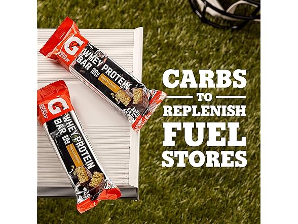 12CT Gatorade Whey Protein Recover Bars, Chocolate