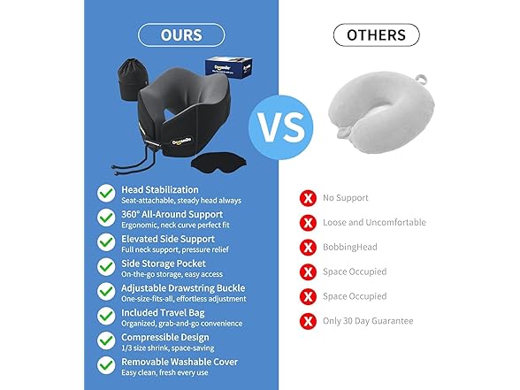 Doosmile Travel Neck Pillow