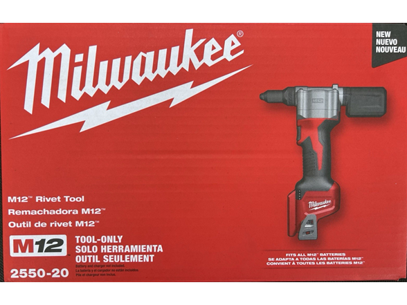 Milwaukee Electric Tools 2550-20 M12 Rivet Tool