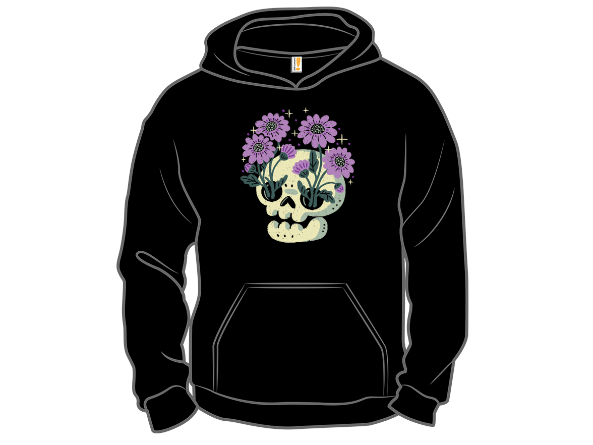 Skull with Purple Flowers - Gallery 12