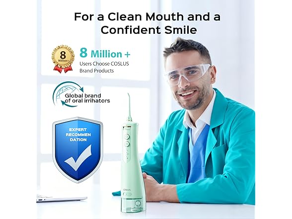 COSLUS E40 Portable Water Flosser