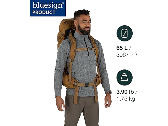 Osprey Rook Hiking Backpack 65L