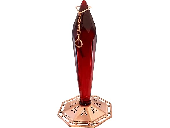 Songbird Essentials Ruby Faceted Glass H