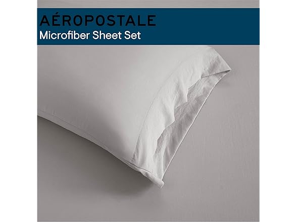 Aeropostale 6 Piece Premium All Season Microfiber Sheet Set