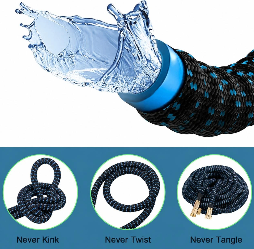 Expandable Garden Hose w/ Spray Nozzle - Gallery 8